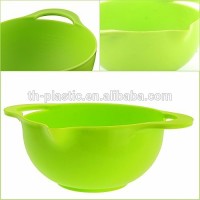 Chinese supplier plastic measuring spoons mixing salad bowl set